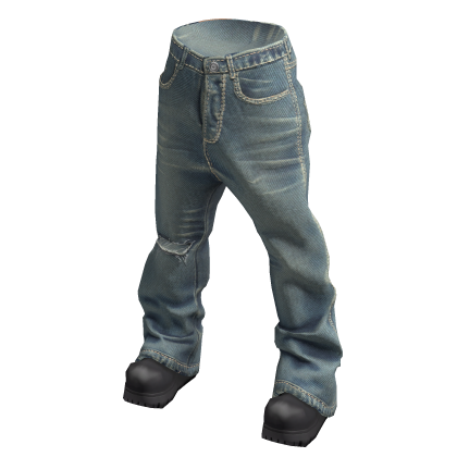 ardor* - big boot pants (aged blue)