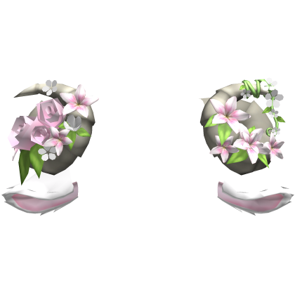 Pink Goat Sheep Flowery Horns w White Ears Roblox item