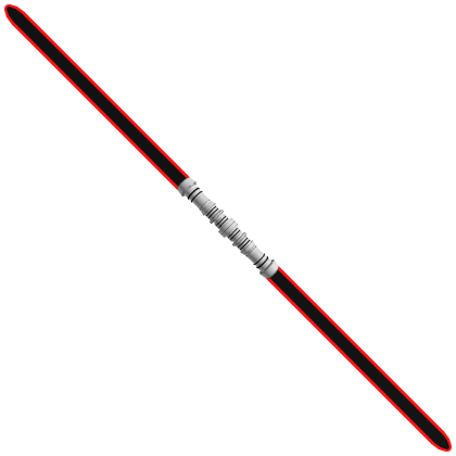 Holdable Deadly Dark Dual-Bladed Laser Saber