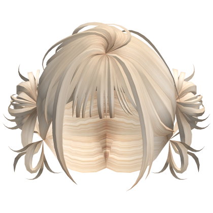 Mini Bun Bob Hair - Blonde