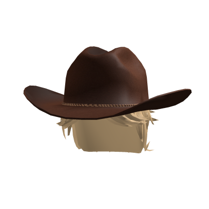 Messy Hair + Cowboy Hat
