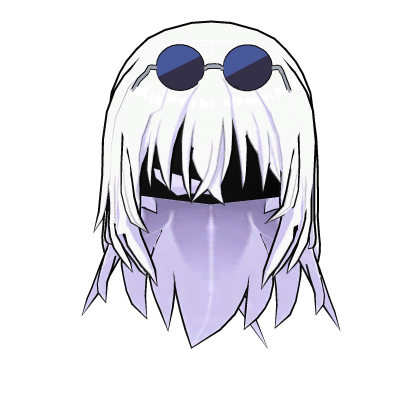 Gojo Girl Hair Roblox item