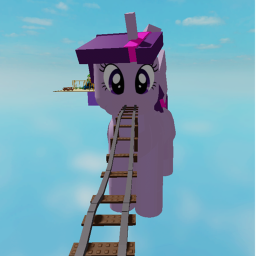 Cart ride into Twilight Sparkle