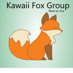Kawaii fox group