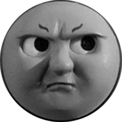 Percy's Cross Face (Transparent) Roblox decal