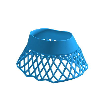 blue fishnet skirt thumbnail