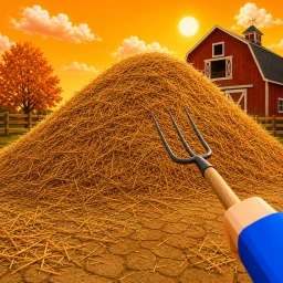 🌾Clean all the hay! icon