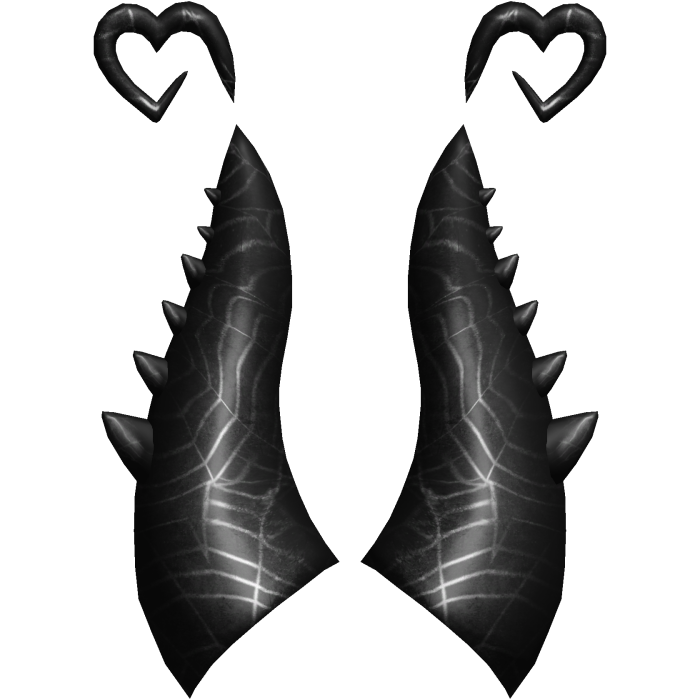 Black Spiderweb Candle of Pwnage Horns Add-On