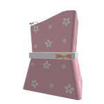 (3.0) Cute pink floral dress w/ strap & bows