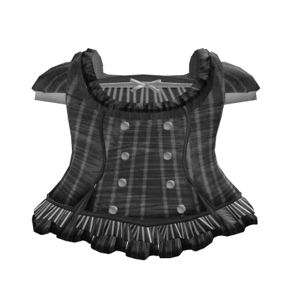 grey studded corset 🗝 ༝ Roblox item