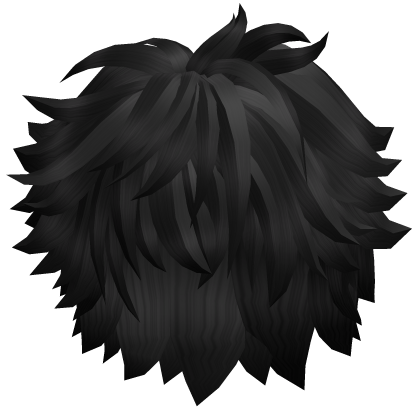 Fluffy Messy Wavy Emo Boy Hair Roblox item