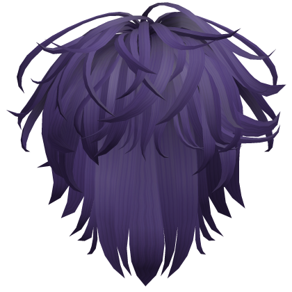 Purple Shaggy Hair