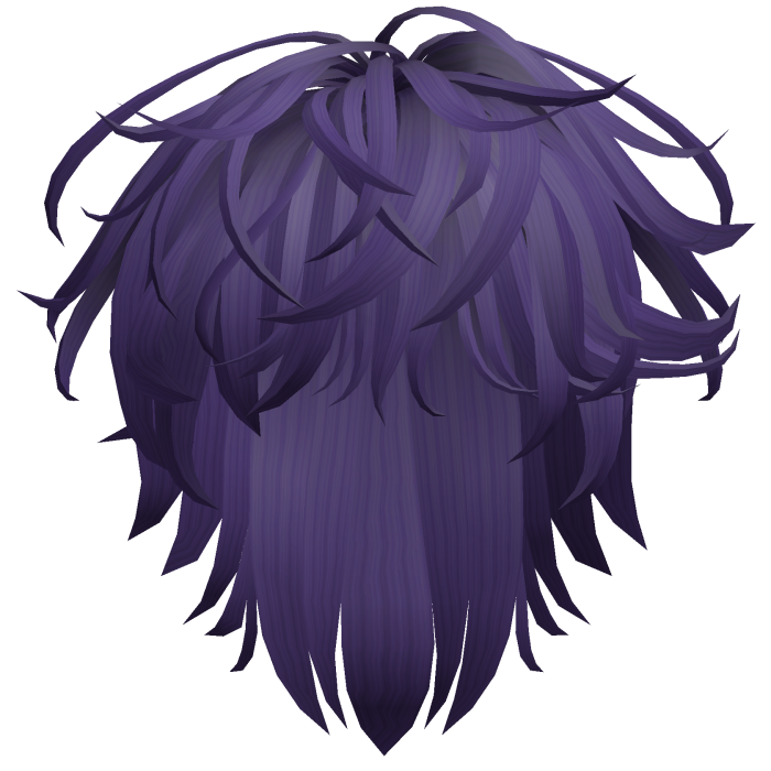 Purple Shaggy Hair