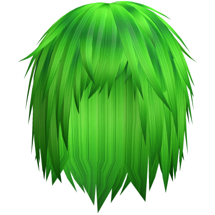 green emo moe hair 22.  Roblox item