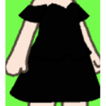 black dress