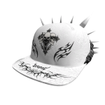 ⏳SOMBRERO Y2K WHITE PUNK VERSACE LIMITADO