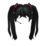 Black Miku Hair