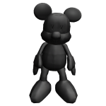 Plush Mouse Black
