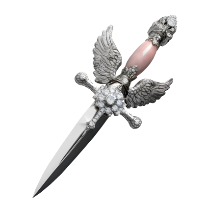 Angelic Chrome Blossom Dagger (Waist Left) Roblox item