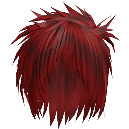 Red Gyaruo J-rock Visual Kei Messy Hair 73.