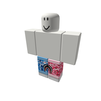 Bape Half And Half Camo Pants W Bapestas Roblox