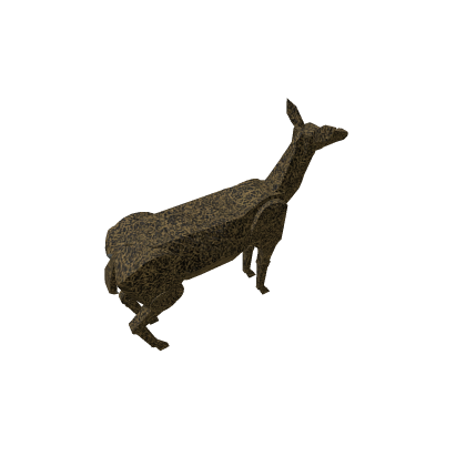 Blocky animated Deer