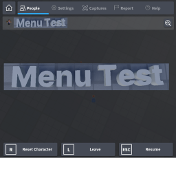 Menu Test!