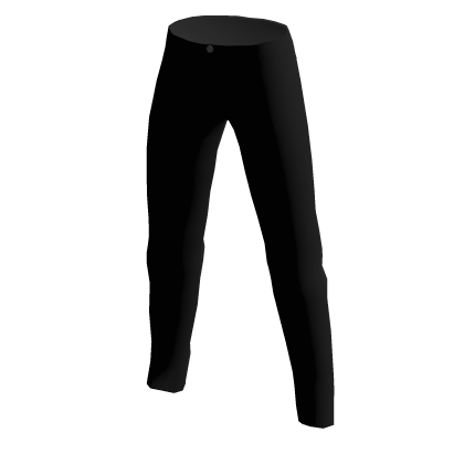 Logo Slim Fit Black Chinos
