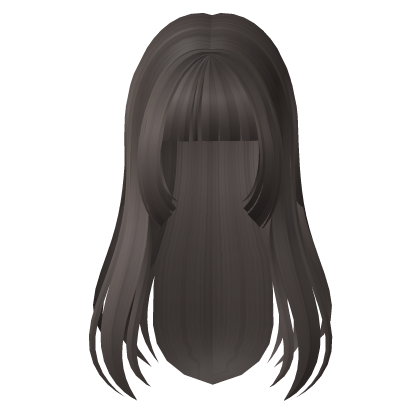 ♡ : brown dolly hime long hair Roblox item
