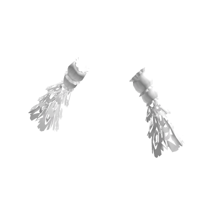 ♡ White realistic lace ruffled sleeves thumbnail