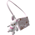 Cute Sugar Bunny Bag - White Pastel Pink