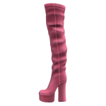 Thigh High Platform Boots -… - Left Shoe Accessory
