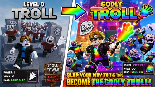 [🤯INSANE] 🧌 Troll Slap Tower