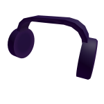 Big Wireless Headset Purple
