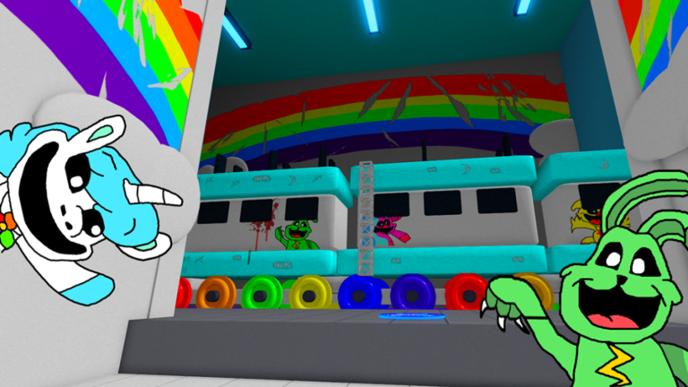 🌈 Smiling Critters OBBY RUN: Escape CATNAP  😈! screenshot 2