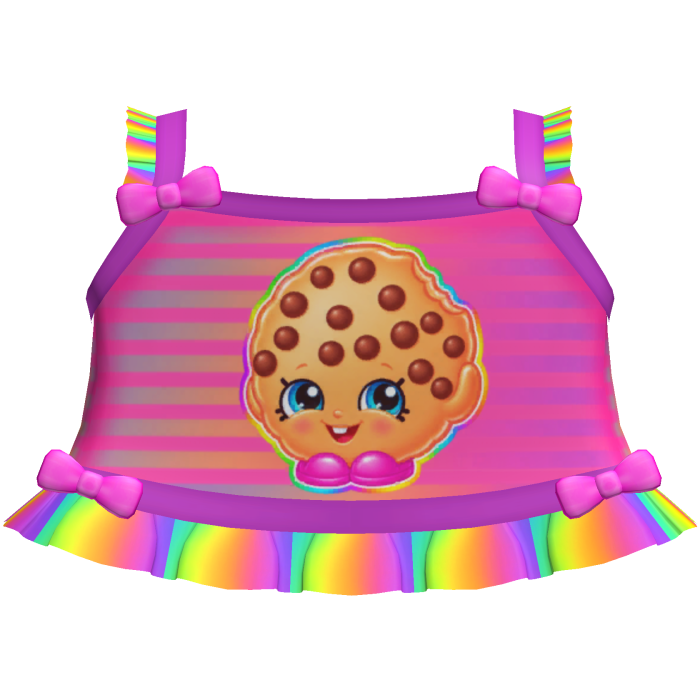cute rainbow shopkins cooki tweencore cutecore top