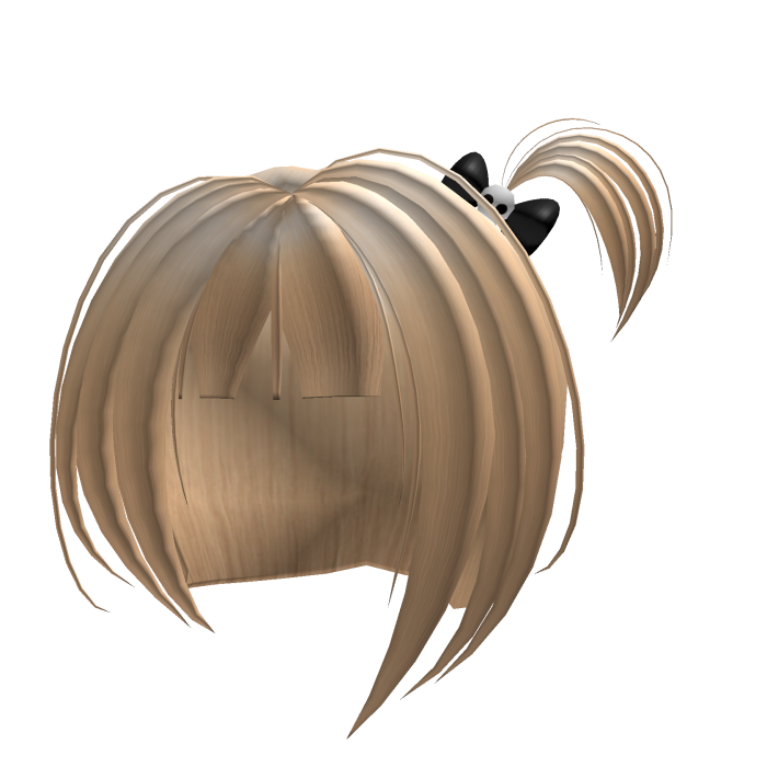 Blonde Y2K Skull Pigtails