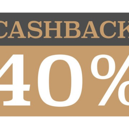 40% CashBack