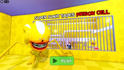 ⭐SUPER SONIC TAPES' PRISON RUN! (Obby)