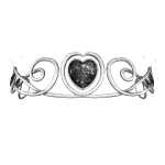 Tiara Crown in Black Onyx