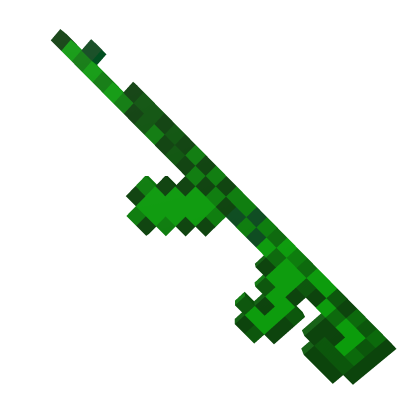 pixelated ak47 emerald thumbnail