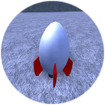 Rocket Ship Egg