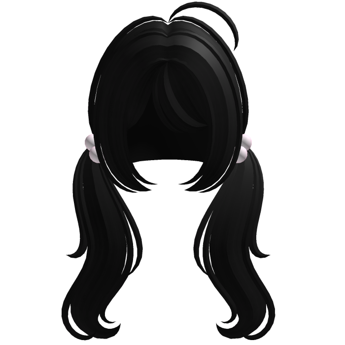 ♡ ꒰ Sweet Adorable Cutecore Pigtails in Black