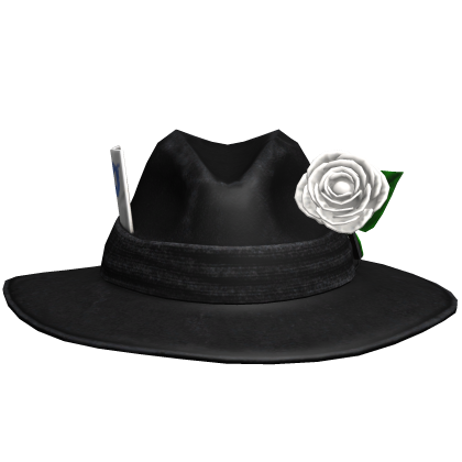 Cowboy Rose Fedora Hat