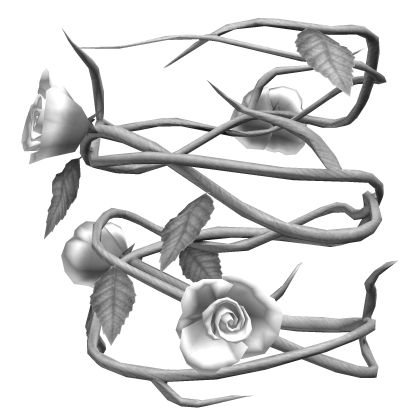 Angelic White Silver Roses - Right Arm [1.0]