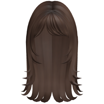 Cute Side Swept Layered Hair (Brown)