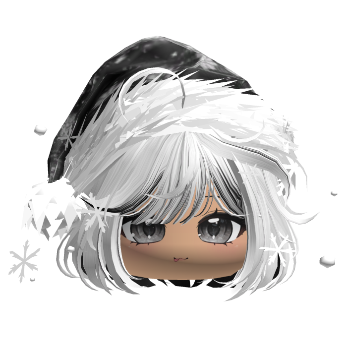Christmas Bob w/Santa Hat (White&Pink)