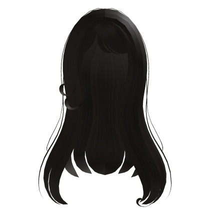 Long Soft Siren Waves Hair Dark Brown Y2K Anime Roblox item