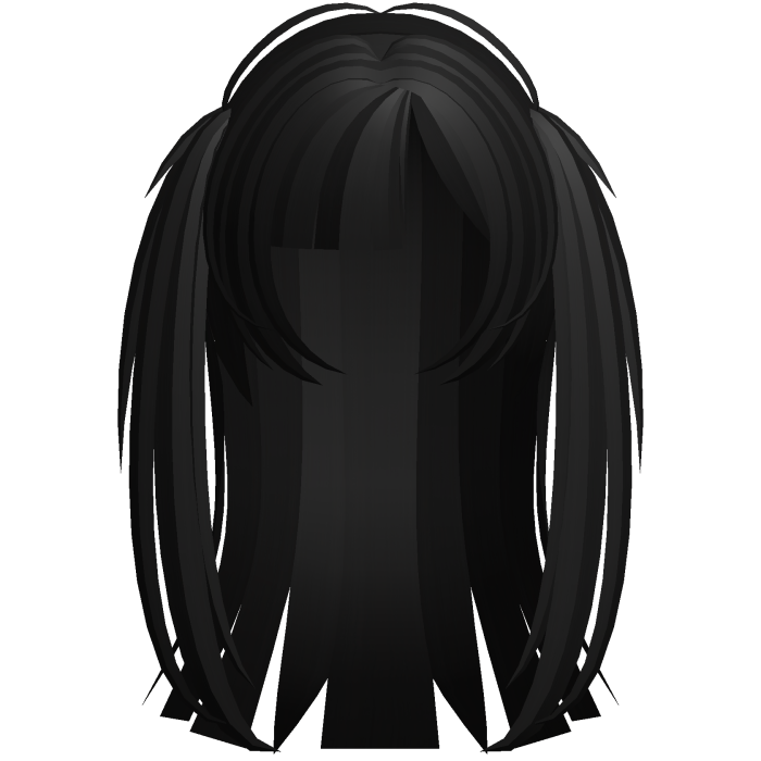 emo vkei moe vamp long choppy hair black
