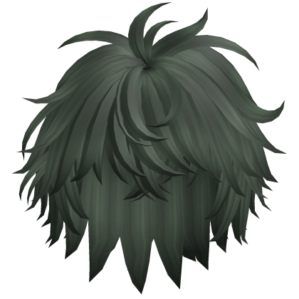 Alt Messy Shaggy Spiky Hair (Dark Green) Roblox item